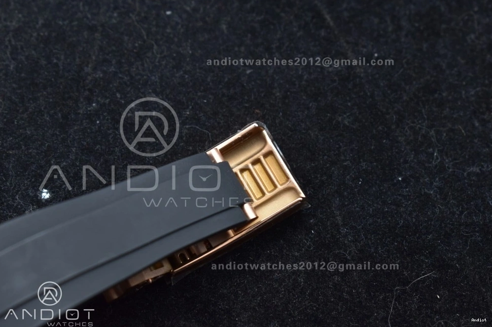 Oysterflex 126515 Strap RG on Edition (Weighted) QF Best Dial SH4131 Black V6 Daytona 1:1 0224